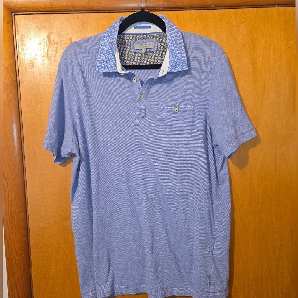 Ted Baker Men's Light Blue Polo